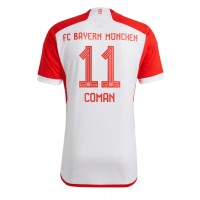 Fotballdrakt Herre Bayern Munich Kingsley Coman #11 Hjemmedrakt 2023-24 Kortermet